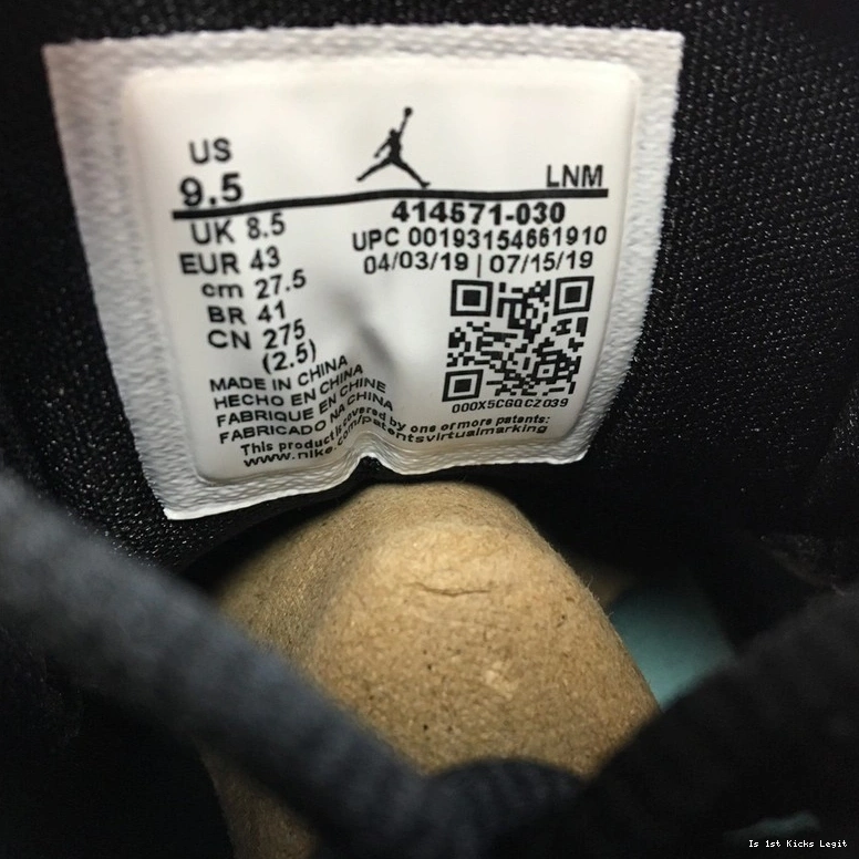 13 Green  Island 414571-030 Jordan Retro Black 0122